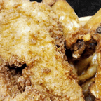 Best Fried Whiting (2) + Wings (4) 炸鳕鱼+鸡翅 in New York, NY