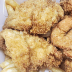 Best Fried Catfish (2) + Shrimp (5) 炸鲶鱼+虾 in New York, NY