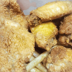 Best Fried Catfish (2) + Wings (4) 炸鲶鱼+鸡翅 in New York, NY